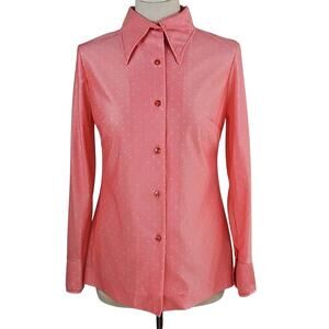 Vintage Jantzen Polka-Dot Shirt Size Medium